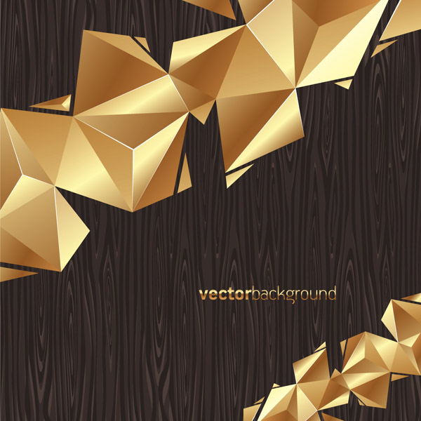 free vector Gold color background vector board